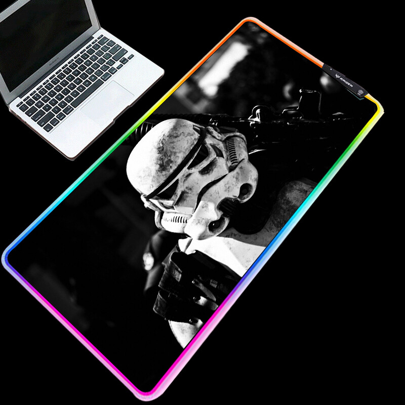 Anti-Slip RGB Gaming Mouse Pad & Keyboard Mat for Gamers  