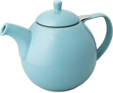 FORLIFE Curve Teapot with Infuser, 45-Ounce, Turquoise