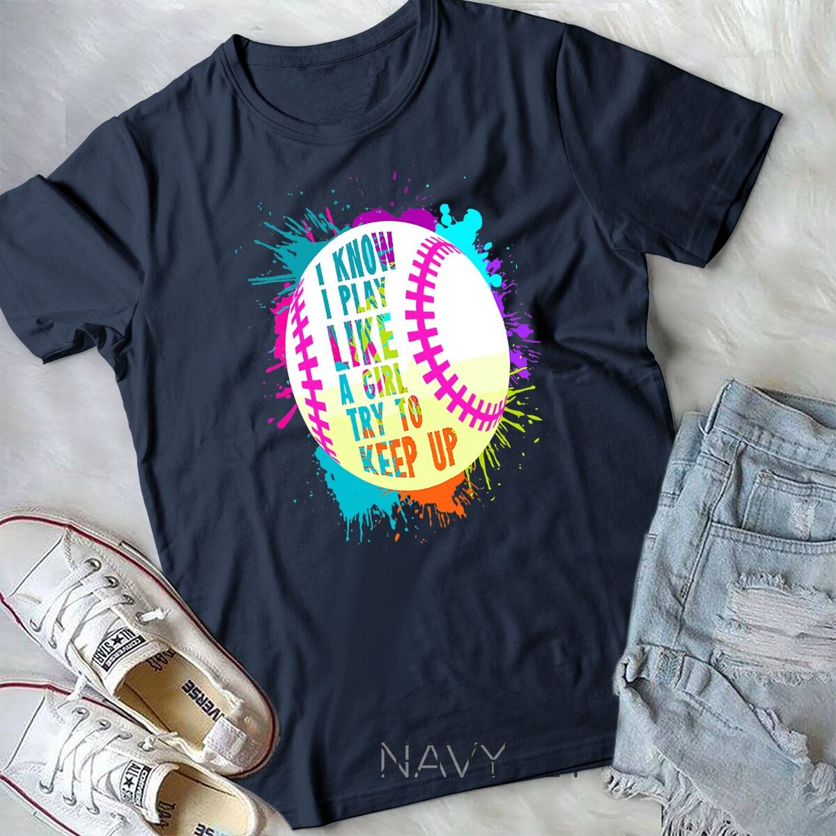 Softball Shirts For Teen Girls - I Hit Like A Girl Shirt Softball Shirts For Teen Girls - I Hit Like A Girl Shirt