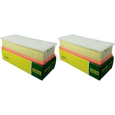 2x Original MANN-FILTER Luftfilter C 35 154/1 Air Filter