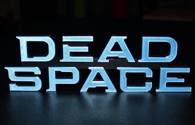 Dead Space 3D printed Logo Sign Wall Desk Shelf Art