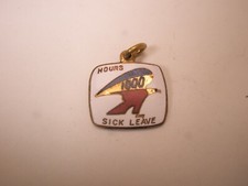 USPS 1000 Hours Sick Leave Vintage Pendant s128