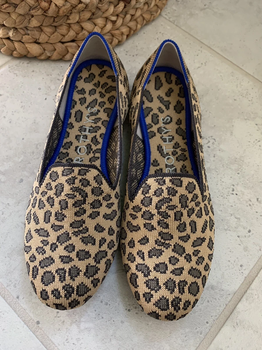 Rothys leopard cheap loafer