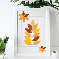 3 Taschen Glas Mosaik Stücke Handwerk DIY Dekoration Blattförmige Glasstücke