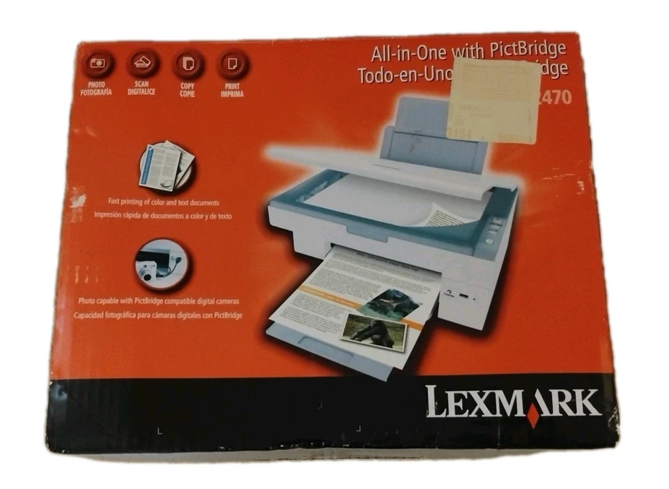 Lexmark X2470 All In One Inkjet Printer With Pictbridge, Open Box  - Image 2 of 4