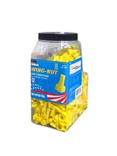 Ideal 30-651J Yellow Wing-Nut 451 Wire Connector 500/ Jar Fast Free Shipping