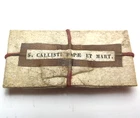 ANTIQUE RELIQUARY RELIC TO SAINT CALLISTUS / S. CALLISTI PAPAE ET MART.