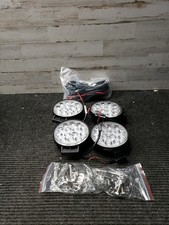 LED Pods 4Pcs 4.5Inch 42W Round Flood Off Road Fog Lights Driving Roo...