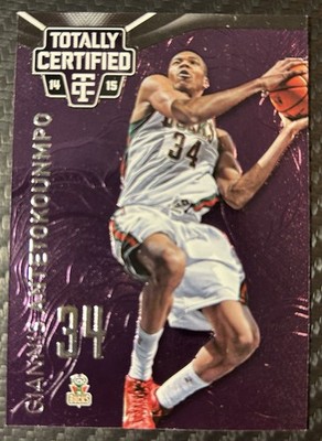 2014-15 Panini Totally Certified - Giannis Antetokounmpo #69 Platinum Purple /49