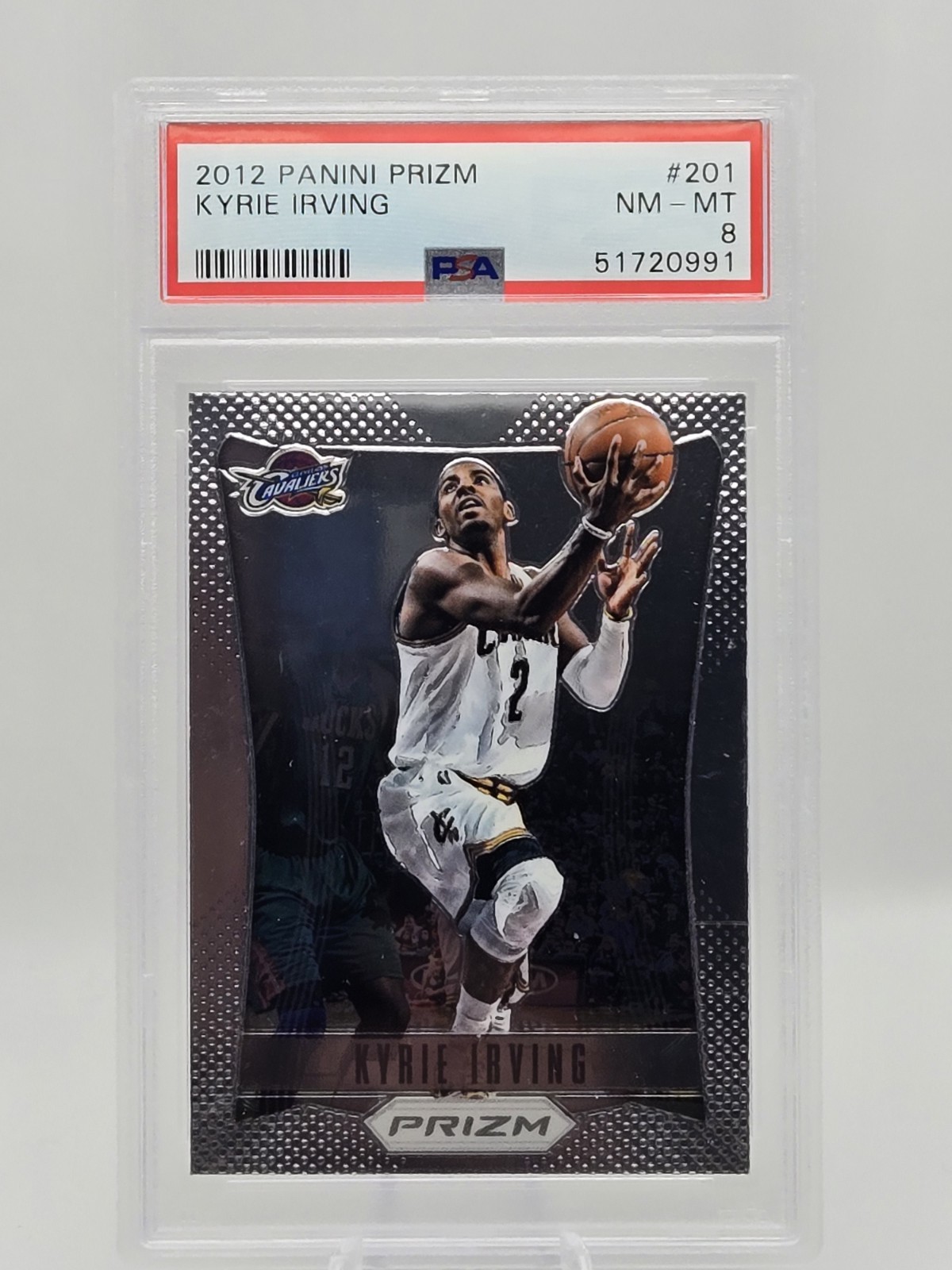 2012-13 Panini Prizm Kyrie Irving #201 PSA 8 Mint Rookie RC Cleveland Cavaliers