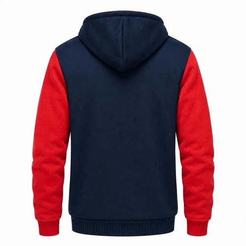 Chamarras Para Hombre Para El Frio Invierno Azul y Rojo Tamaño Mediano En Oferta image 3