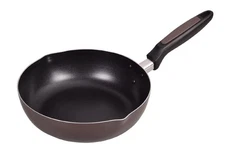 Pearl Metal New Chaco Deep Frying Pan, 24Cm, Ih , Fluorine Coating, Hb-1662_