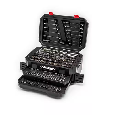 #ad #ad 244 Piece Sae Metric Mechanics Tool Set with Tool Box $173.31
