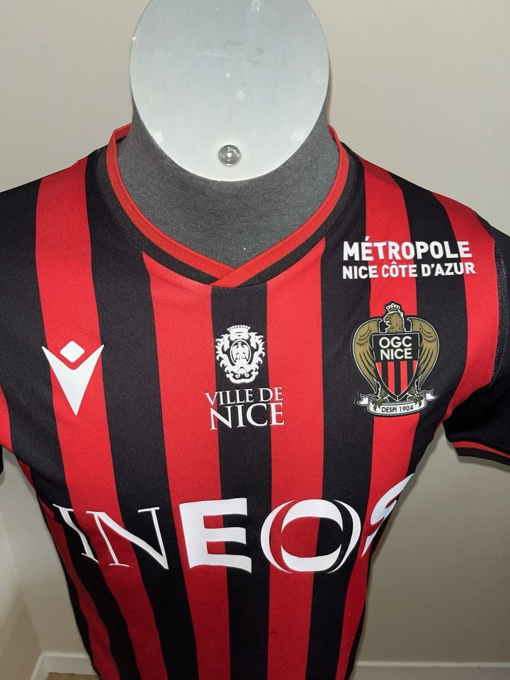 Maillot Domicile OGC Nice 2019/2020 – Taille S (Édition Player) - Photo 2/4