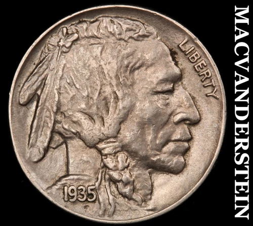 1935 Buffalo Nickel- Choice Almost Uncirculated Luster No Reserve #J188