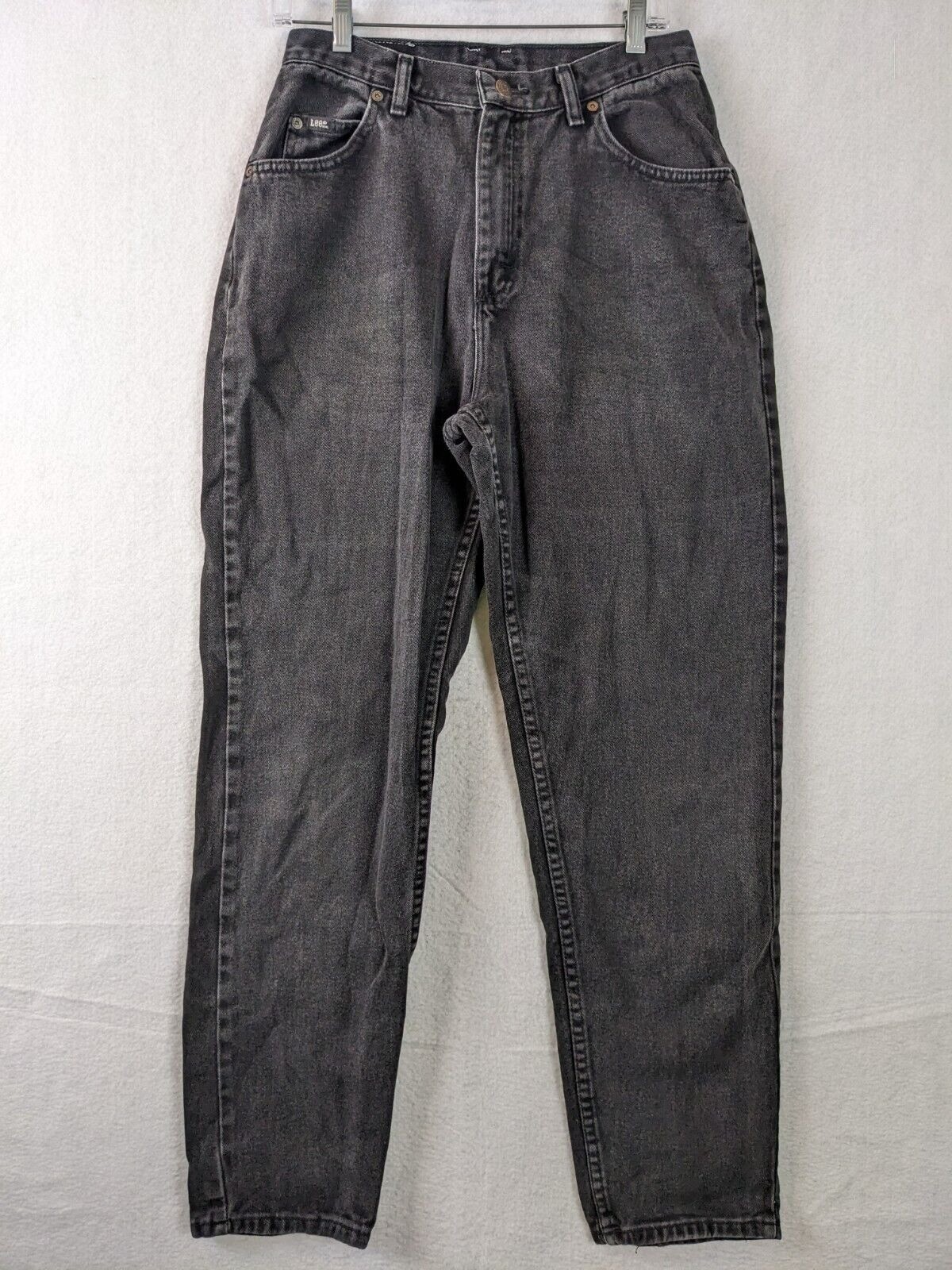 Lee Original Womens Jeans Size 12 Cotton Black