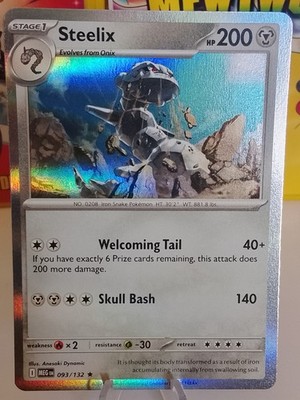   Steelix Rare 093/132 ME01: Mega Evolution NM