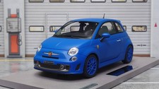 1 18 BBR Ferrari Fiat 695 Abarth Ferrari Tribute Lapo Elkann Matt Blue One Off L