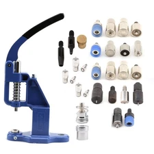 Hand Press Machine Set for Install Rivets, Eyelets, Grommets, Snaps and Fabric