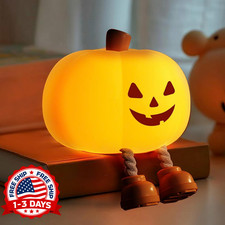 Pumpkin Night Light Official Licensed Genuine Halloween Lamp Decor Gifts