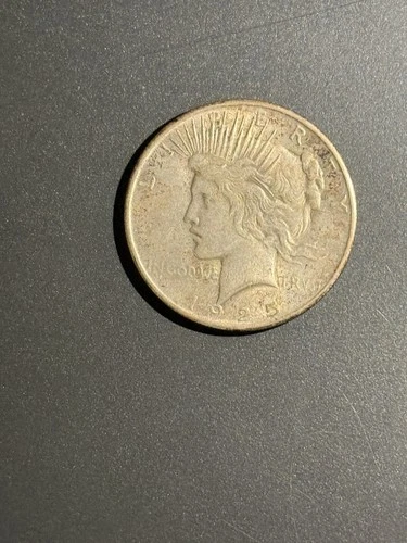 1925 Peace Dollar $1 Silver Coin Circulated Business Strike Uncertified
