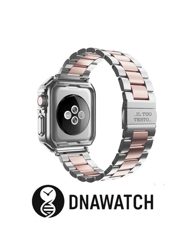 Cinturino per Apple Watch con Cover in Acciaio Serie 9/8/7/6/5/4/SE/ULTRA inciso - Foto 113 di 127