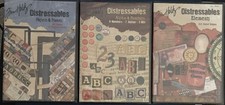 Tim Holtz Distressables CDs Elements, Papers  Frames, Alphas  Numbers - Choose
