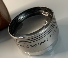 Kaligar Auxiliary Telephoto Lens f/3.5 Japan w/ Original Lined Case