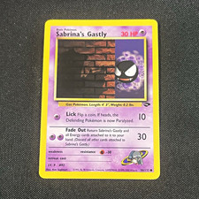 Pokemon TCG Sabrina's Gastly 96/132 Gym Challenge Unlimited 30 HP EN on eBay