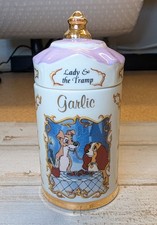 Vintage Lenox Disney Spice Jar Collection Lady & the Tramp Garlic Porcelain 1995
