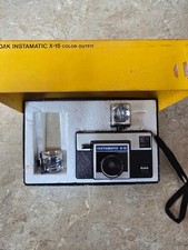 Vintage Kodak Instamatic X-15 Color Outfit Film Camera with Original Box with 2