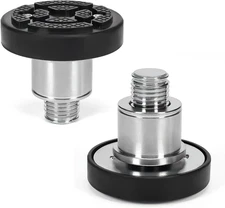 2Pcs 60Mm Shaft Screw up Car Lift Feet Pads Fit for Challenger 2 Post Lift, 4-8C