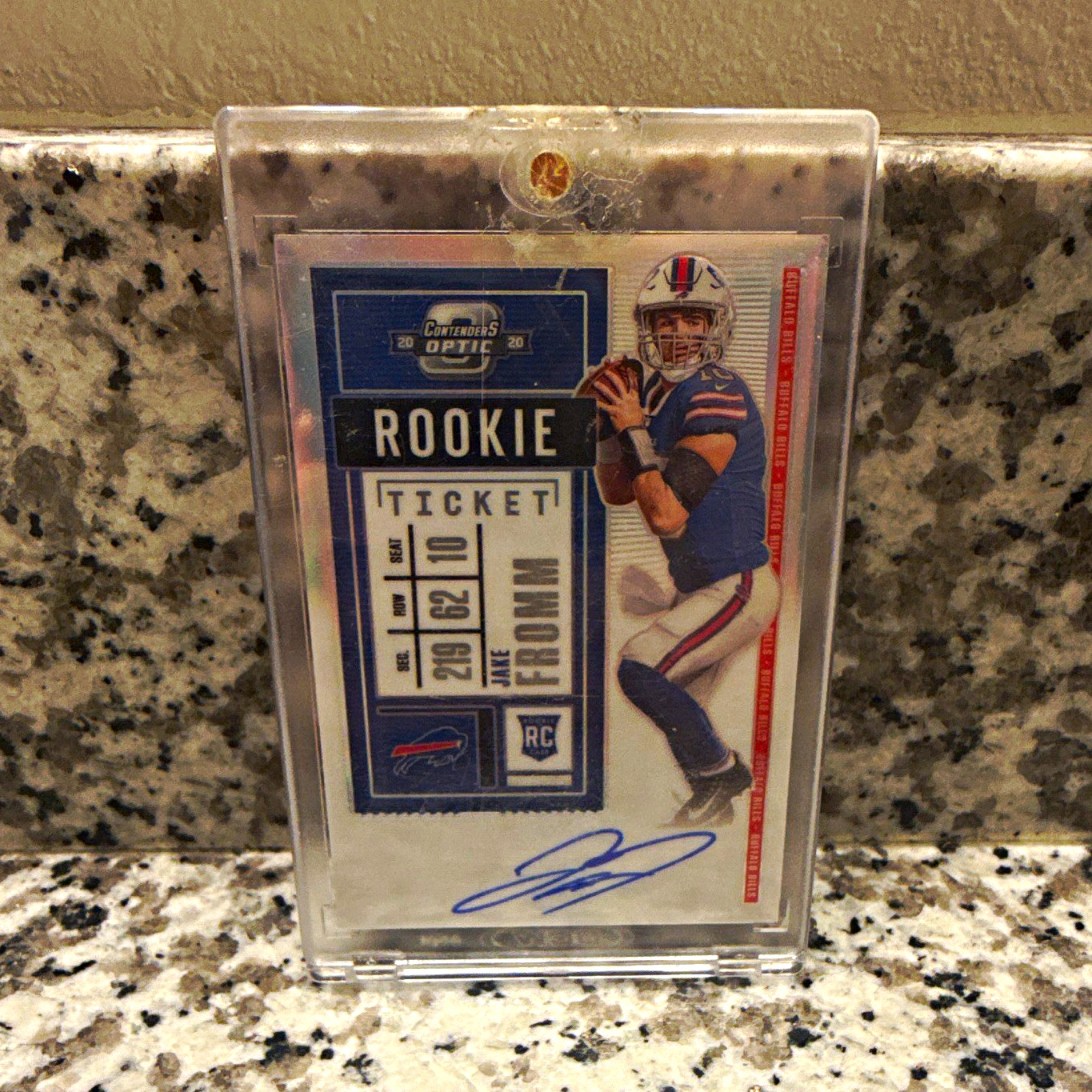 Panini 2020 Contenders Optic Jake Fromm Buffalo Bills Rookie Ticket Auto #142