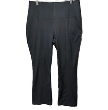 Halara Tummy Control Pants Womens XL Pull On High Rise Stretch Office Work Black