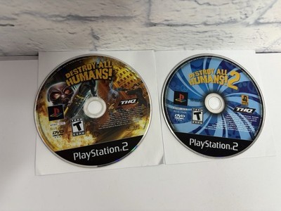 Destroy All Humans 1 And 2 (Sony PlayStation 2) PS2 DISC ONLY! TESTED Fast Ship