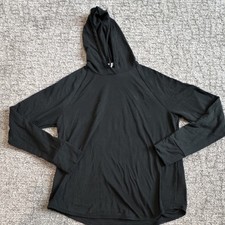 The North Face Black Pullover Hoodie Women's Size L Long Sleeve Cotton Jersey