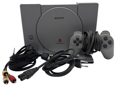 PS 1 FAT Konsole PlayStation 1 SCPH- 5552 - PAL Controller Kabel - Spielekonsole