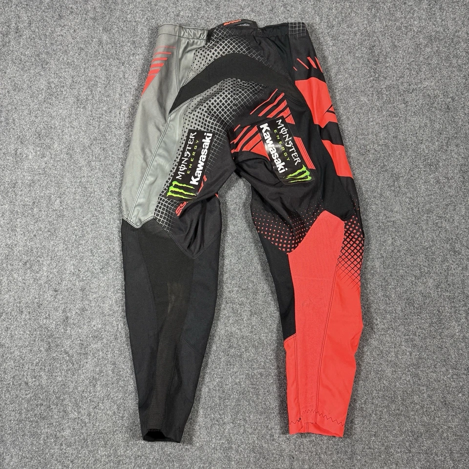 Pantalones Answer Racing Syncron para hombre talla 30 negro rojo naranja 0453 Foto 2 de 4