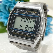 Citizen P110 Alarm Chronograph Watch Quartz Vintage Rare Mens Limited