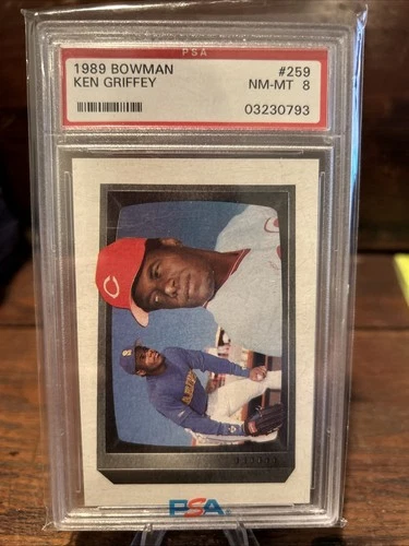 1989 Bowman Ken Griffey #259 PSA 8! NM-MT