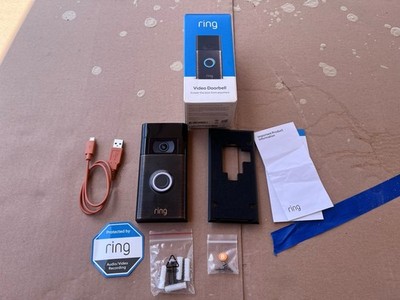 Ring Doorbell 2nd Gen Venetian Bronze 1080p HD WiFi Rechargeable