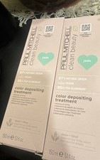 Lot Of 2 Paul Mitchell Clean Beauty Jade Color Depositing Treatment Vegan