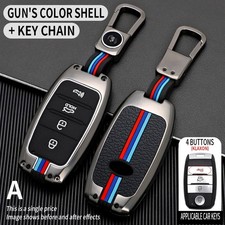 Zinc Alloy Car Key Fob Case Cover For Kia Optima K5 Sorento Carens Forte Soul