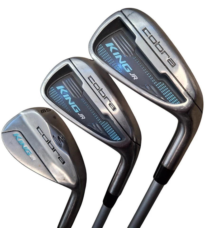 Cobra King JR 6-Club Set Driver, Híbrido 6 y 9 SW Putter King Junior Grafito Derecha Foto 4 de 4