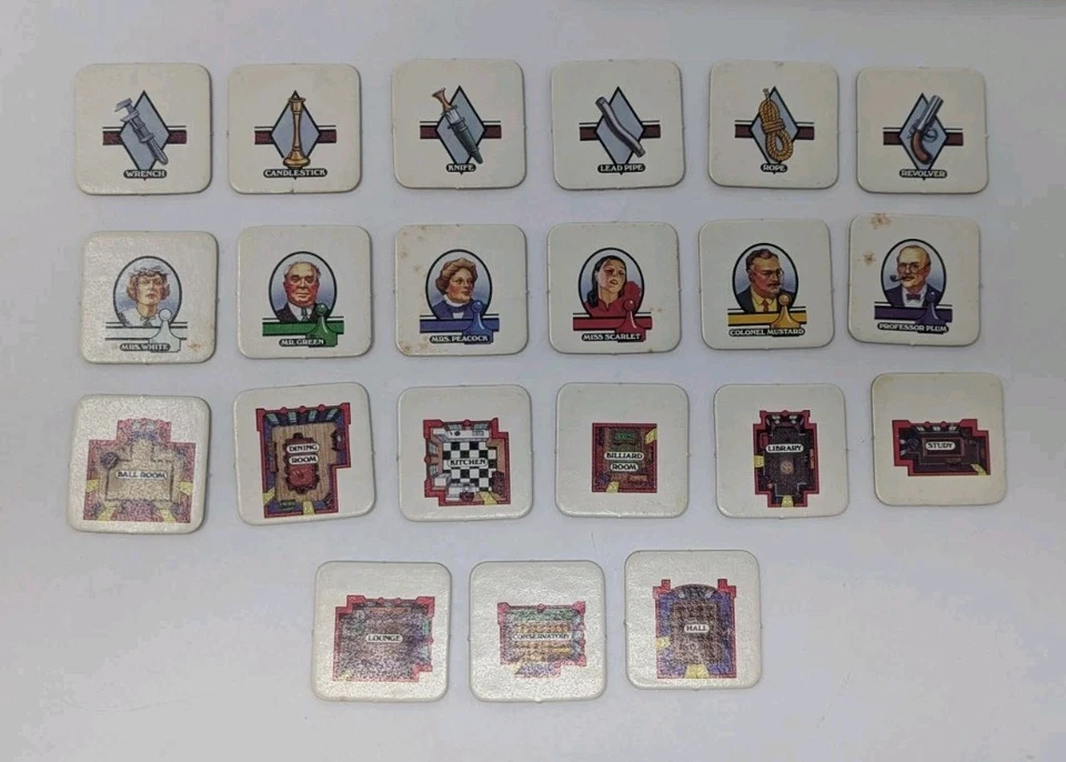 Clue Travel Game Detective Crime Vintage 2000 Complete Game Instructions - Image 4 of 4