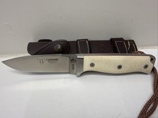 Cudeman MT5 Survival Fixed Knife 4.25" N695 Steel Blade Micarta/Wood Handle
