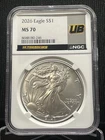 2026 ASE Eagle S $1 MS70 NCG ULTRA BREAKS 1oz Silver