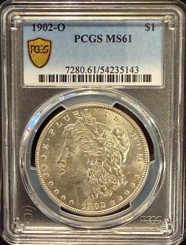 1902-O $1 Morgan Silver Dollar PCGS MS61