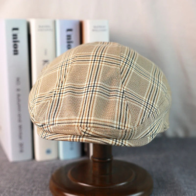 Coppola Herren Mütze Schirmmütze Baumwolle Scottish Style Vintage