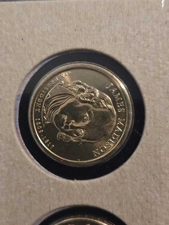 2 Coin James Madison from US mint In Original Government Packaging - Image 4 of 4